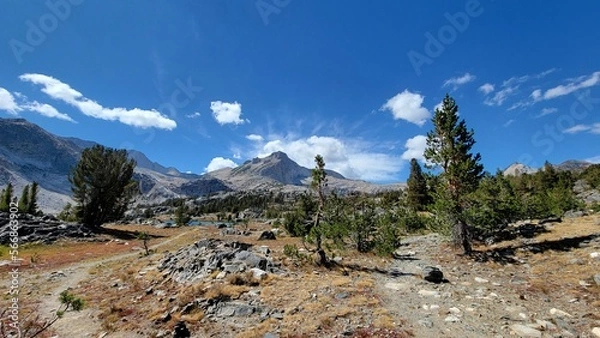 Obraz Hikers view from eastern sierra.