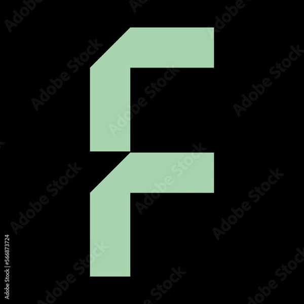 Fototapeta f logo