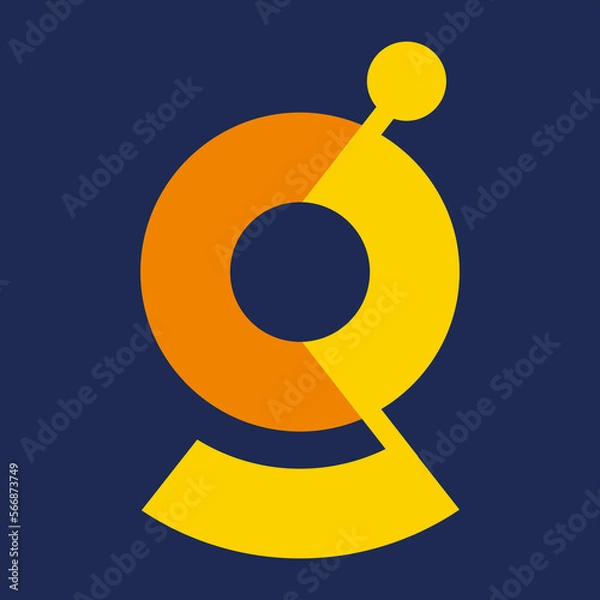 Fototapeta g lowercase logo