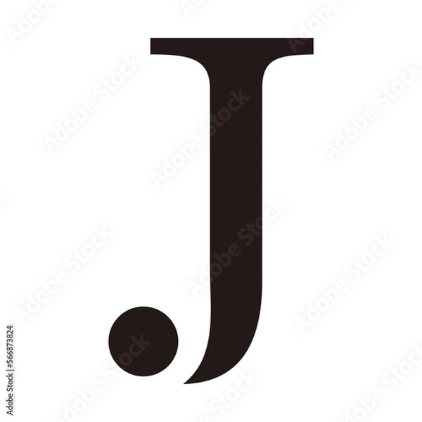 Fototapeta J logo