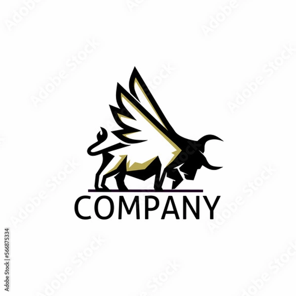 Fototapeta winged buffalo