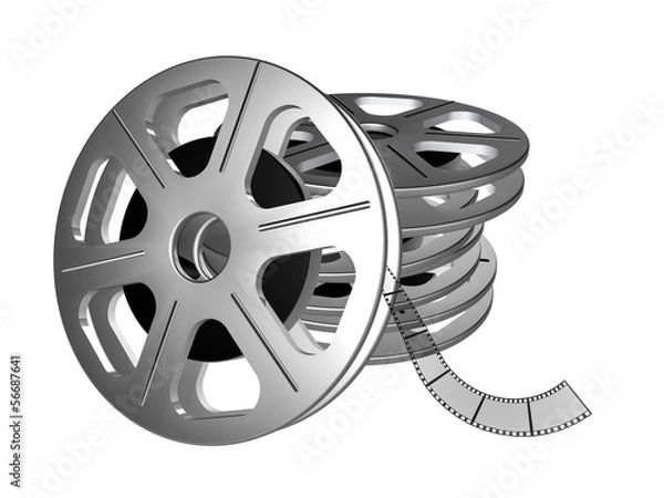 Obraz Filmrolle aufeinander