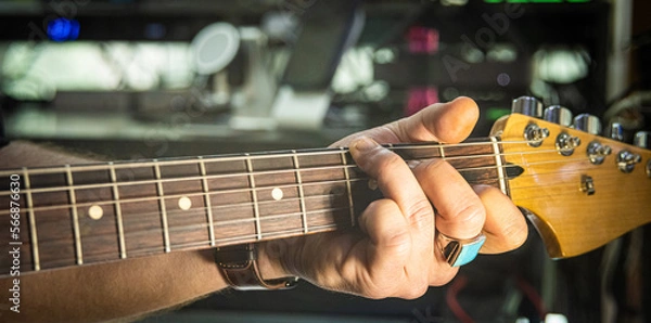 Fototapeta Electric Guitar Player
