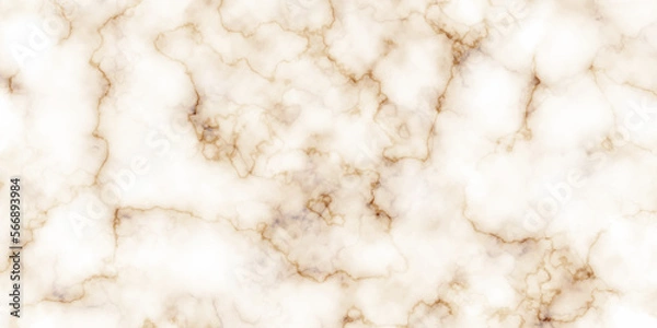 Fototapeta White and brown marble texture panorama background pattern with high resolution. white and brown architecuture italian marble surface and tailes for background or texture.	
