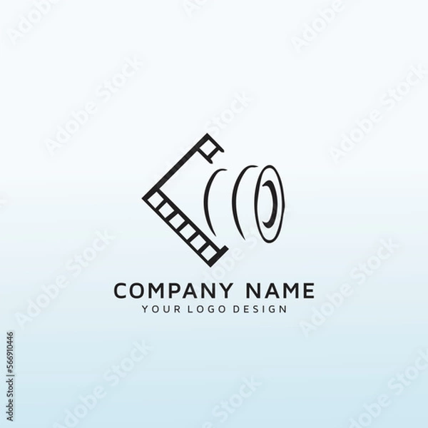 Fototapeta photography vector logo design idea