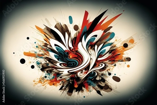 Fototapeta Authenticity Abstract Art (generative AI)