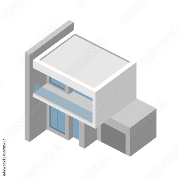 Fototapeta Isometric Residential