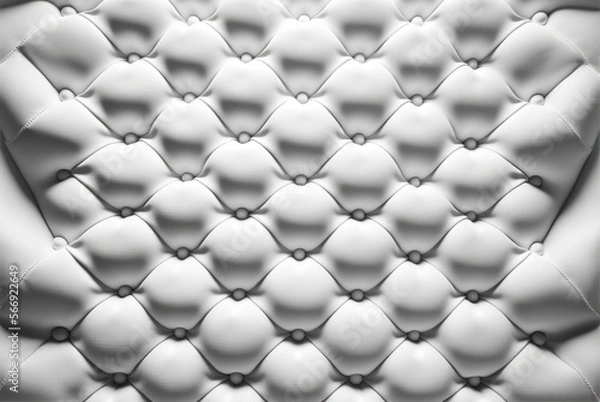 Fototapeta Mattress for bed in bedroom, generative ai