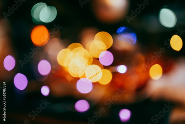 Fototapeta colored bokeh