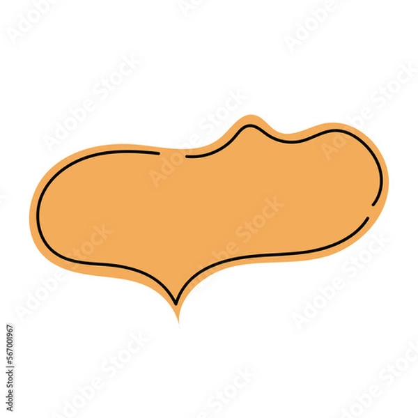 Obraz Speech bubble. Transparent PNG.