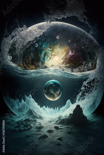 Obraz earth in water