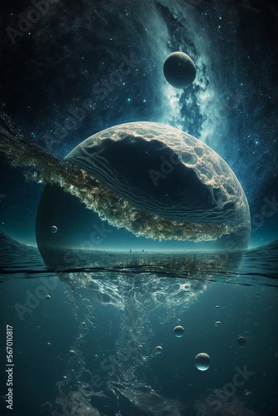 Fototapeta planet in space