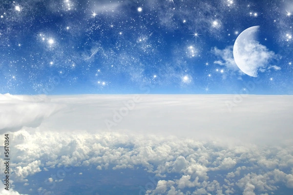 Fototapeta airplane magic view