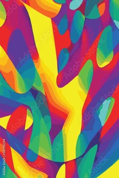 Fototapeta Abstract colored background for your phone. eps10