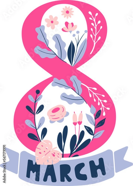 Obraz March the eight icon