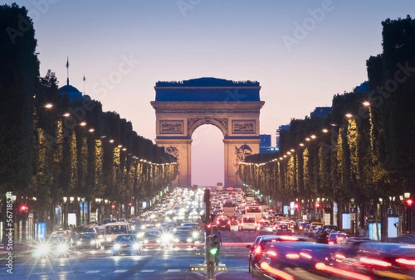 Fototapeta Arc de Triomphe, Paryż