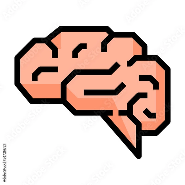 Fototapeta brain icon