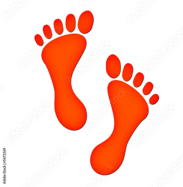 Obraz fussabdruck
