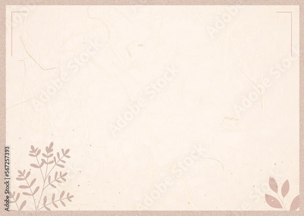 Fototapeta cute and simple backdrop with frame illustrations