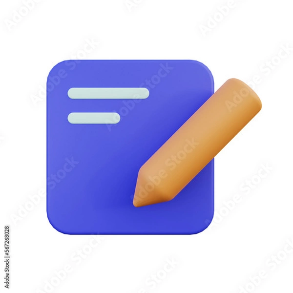 Fototapeta  psd file 3d edit icon