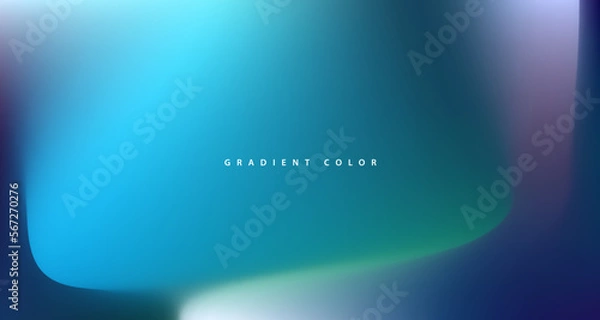 Fototapeta Gradient blue color background