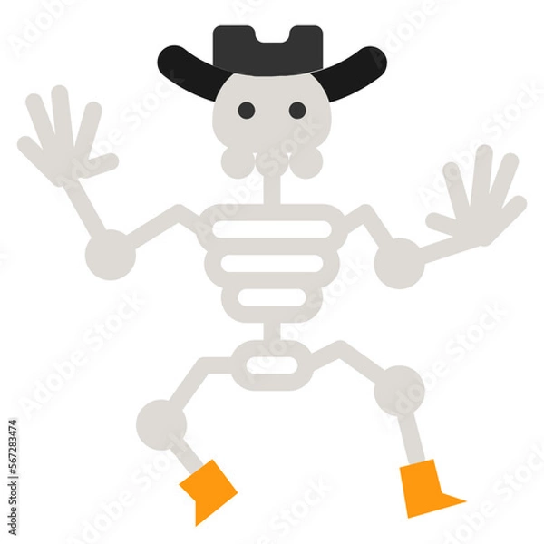 Obraz skeleton icon