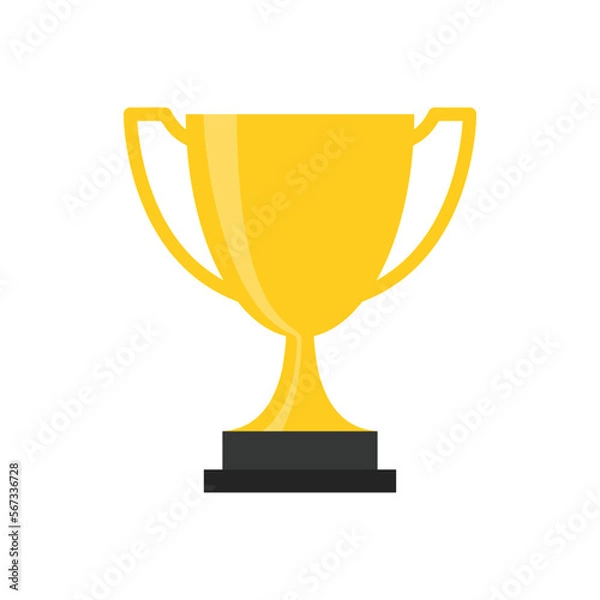 Fototapeta trophy icon vector design template simple and modern