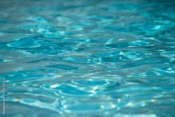 Obraz Tansparent clear calm water surface texture. Abstract nature background. Sea water pattern.