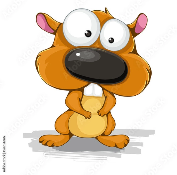 Obraz curious hamster