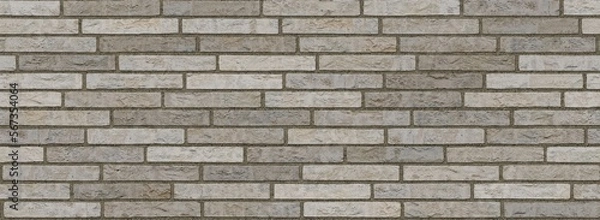 Fototapeta Dragfaced Brick Stretcher texture wall background