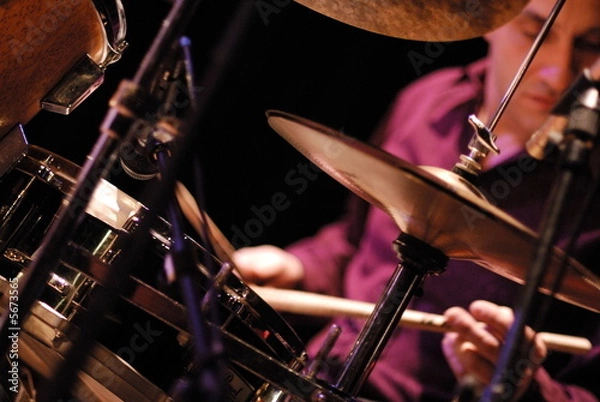 Obraz Perkusista na scenie