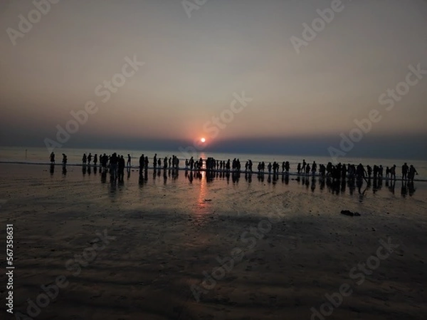 Obraz sunset on the beach