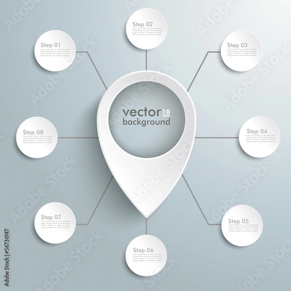 Obraz Big White Marker 8 Options