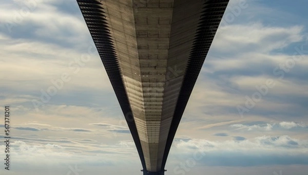 Obraz The Humber Bridge From Below