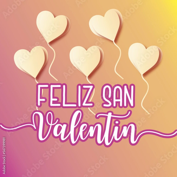 Obraz happy valentines day