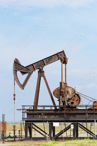 Fototapeta Oil pump jack