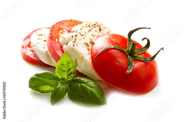 Fototapeta pomodoro e mozzarella