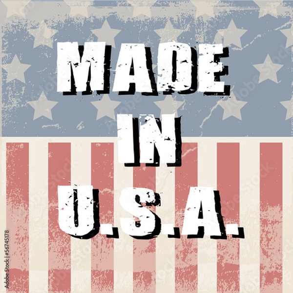 Obraz made in U.S.A.