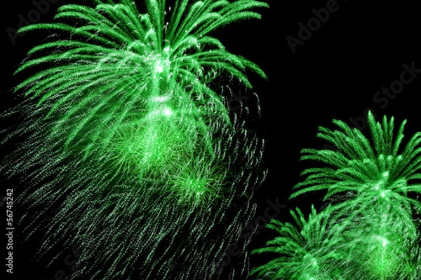 Obraz colorful fireworks