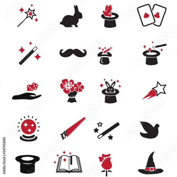 Obraz magic icons set