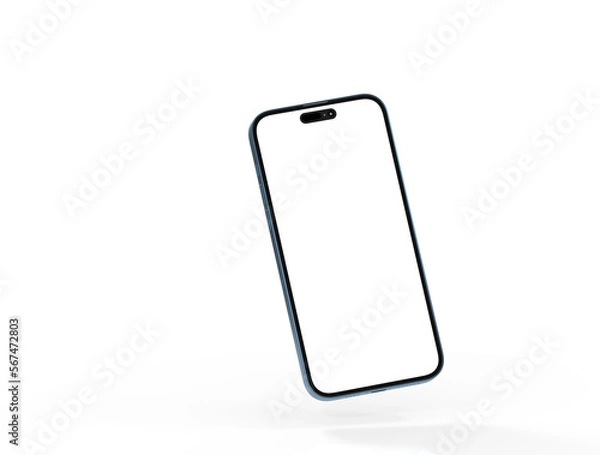 Fototapeta realistic smartphone template mockup for user experience presentation