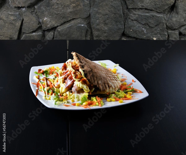 Obraz wrap with  chicken