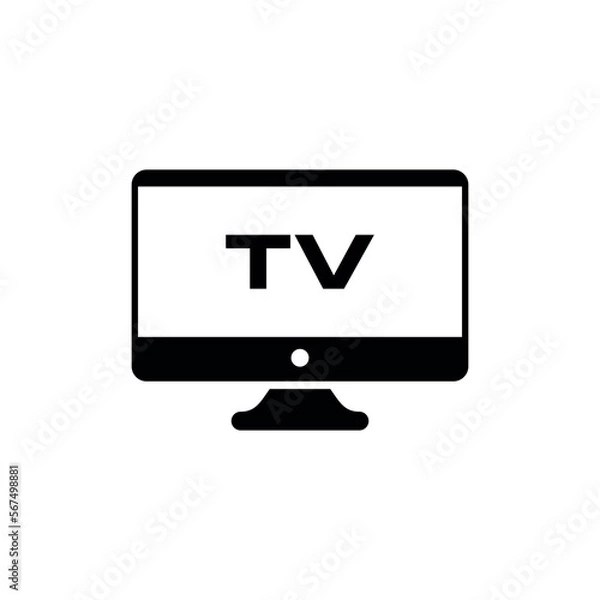 Fototapeta Television Screen Icon Vector Template