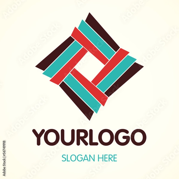 Obraz Concept Logo Positive