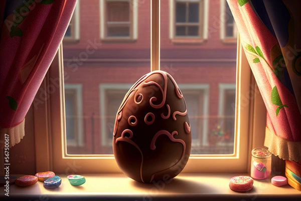 Fototapeta Chocolat de Pâques