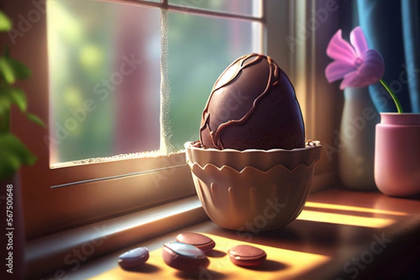 Fototapeta Chocolat de Pâques