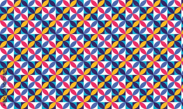 Fototapeta multicolor mosaic pattern background vector, multicolor mosaic background, mosaic background
