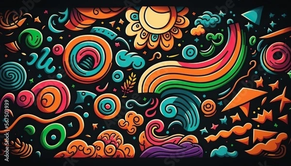 Fototapeta colorful pattern background