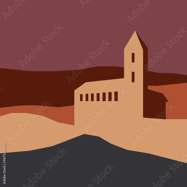 Obraz castle on the beach