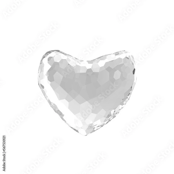 Obraz Crystal heart